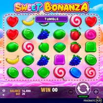 CasWino - Sweet Bonanza Slot Game - Cascading Multipliers